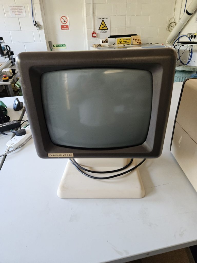 Original Green CRT monitor